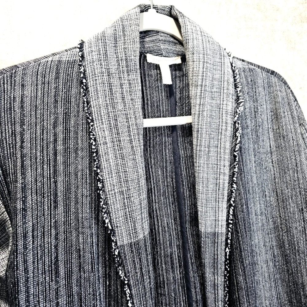 Eileen Fisher Hazy Blocks Organic Cotton Jacket - Picture 6 of 8